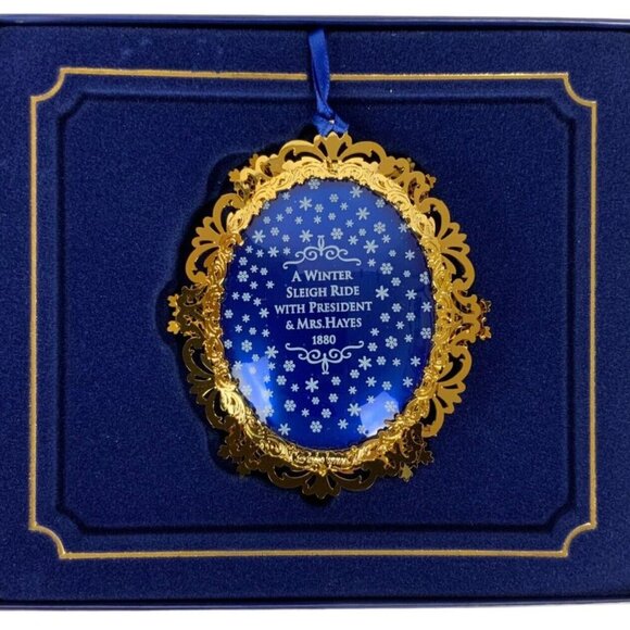 White House Historical Association 2004 Rutherford B Hayes Christmas Ornament - Picture 3 of 5
